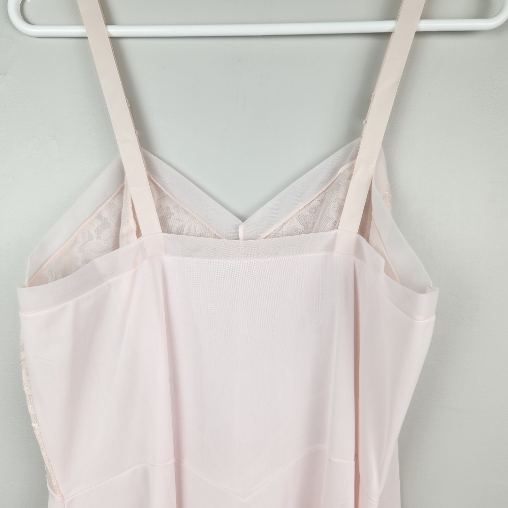 50s Vintage Trillium Pink Chemise Lingerie - Picture 5 of 8